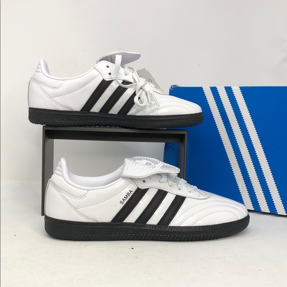 adidas Shoes - Adidas Samba LT Long Tongue JI2706 Patent Leather White Womens Shoes Size 6.5
